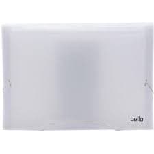 Pasta sanfonada plástica a4 31 divisórias cristal pp