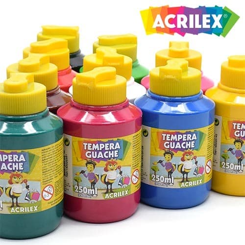 Tinta Guache 250ml Cores Acrilex