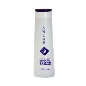 Matizador para cabelos loiros, brancos e descoloridos com pigmento violeta e efeito Platinado Anuar