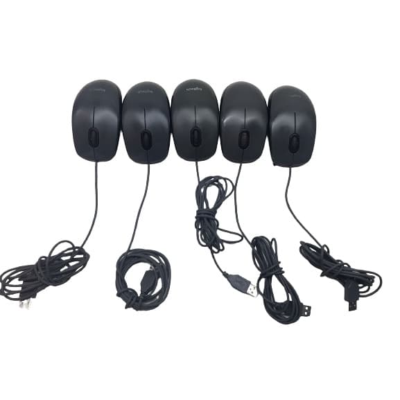 Kit 5 Mouses Logitech M90 Preto - Usado