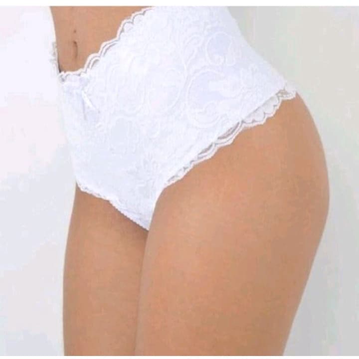 Kit 3 Calcinhas Cinta Cintura Alta Compressão Tanga Cós Alto Calcinha Pós Parto Maternidade Gestante