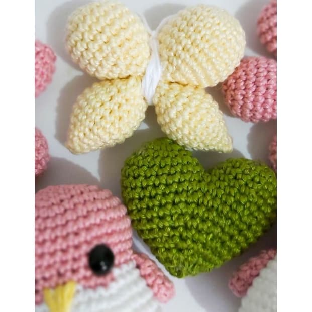 Borboleta Amigurumi para mobile/chaveiro/lembrancinha/berço
