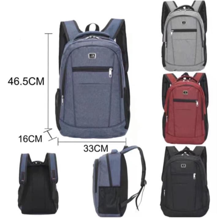 Mochila Escolar Resistente Bem Espaçosa Faculdade Trabalho Viagem (MAIS BARATO)