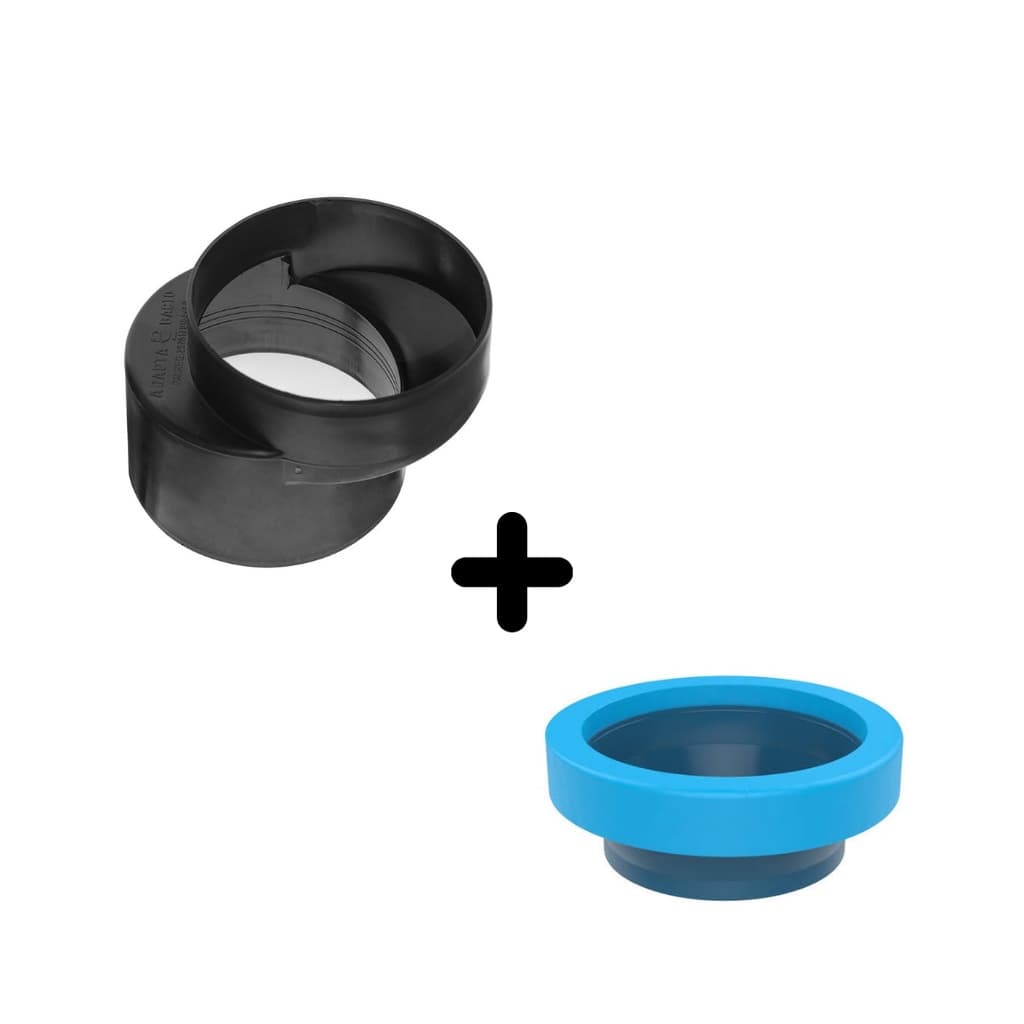 anel de vedação + adaptador de vaso sanitanio banheiro lavabo blukit