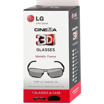 Óculos 3D e Estojo para TV LG -  Modelo AG-F350