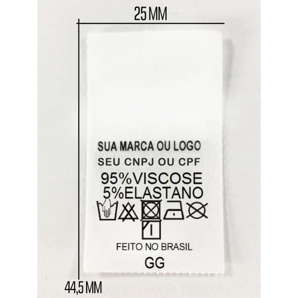 Oferta Esp Etiqueta De Composição 2mil Producao Imediata