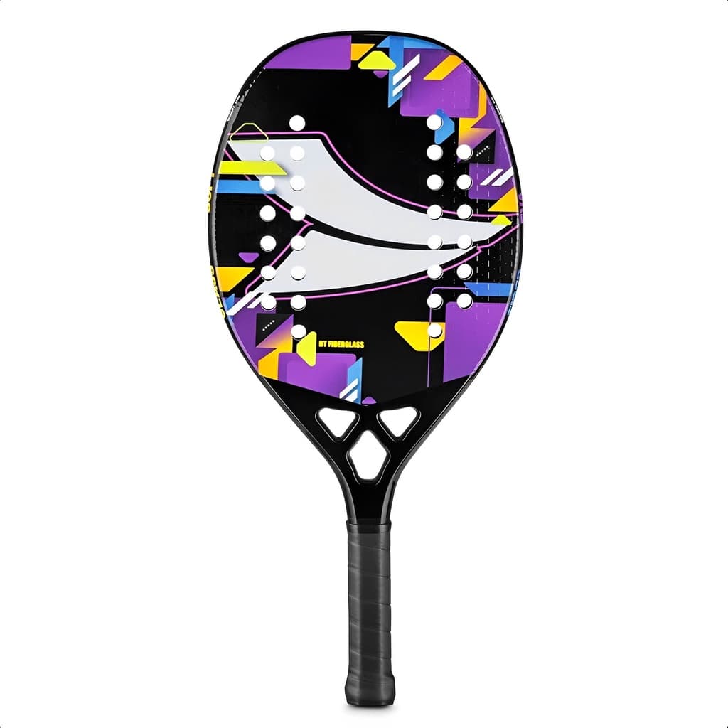 Raquete de Beach Tennis Fiberglass Empunhadura emborrachada 28 furos Equilíbrio médio Atrio - ES416