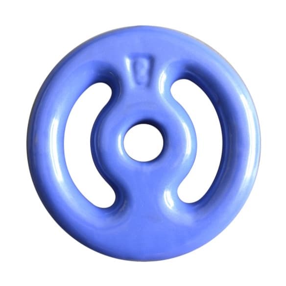 Anilha de 3KG Emborrachada para Barras / Halteres - Musculação - FITNESS PRADO