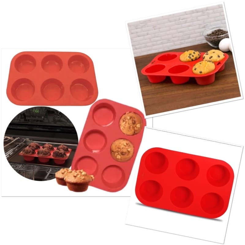 Forma de silicone Cupcake mini bolo