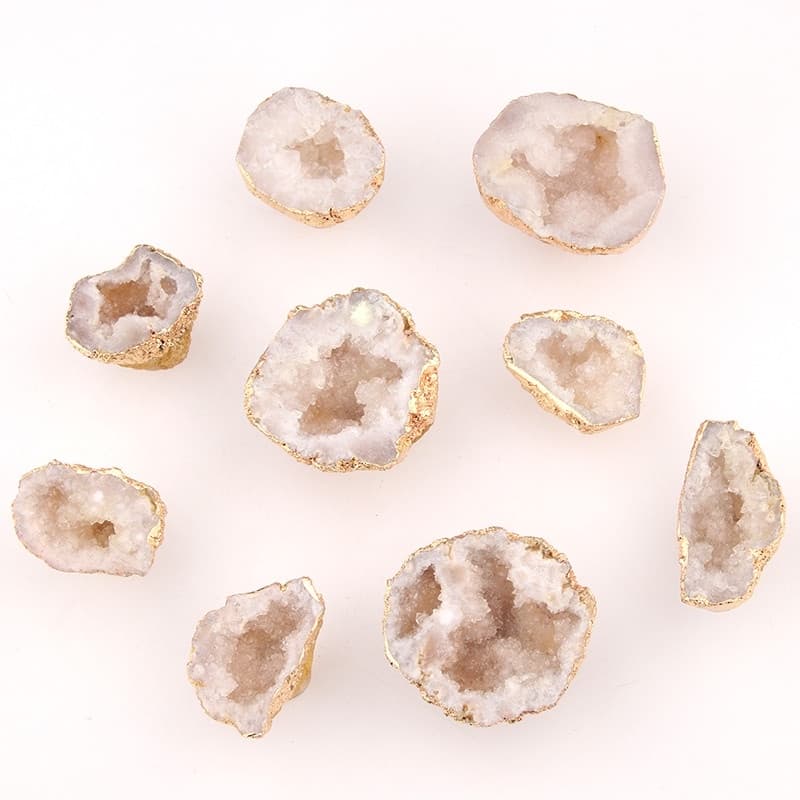 Maçaneta Para Móveis De Pedra Natural Áspera De Latão De Cristal Branco Puxadores De Armário De Cozinha