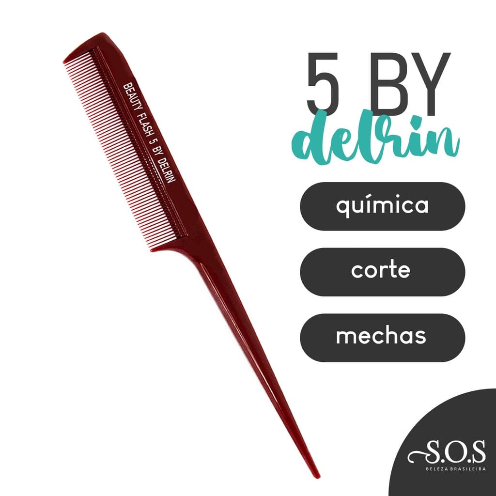 Pente Profissional para Quimica Mechas Eriçado Flash 5