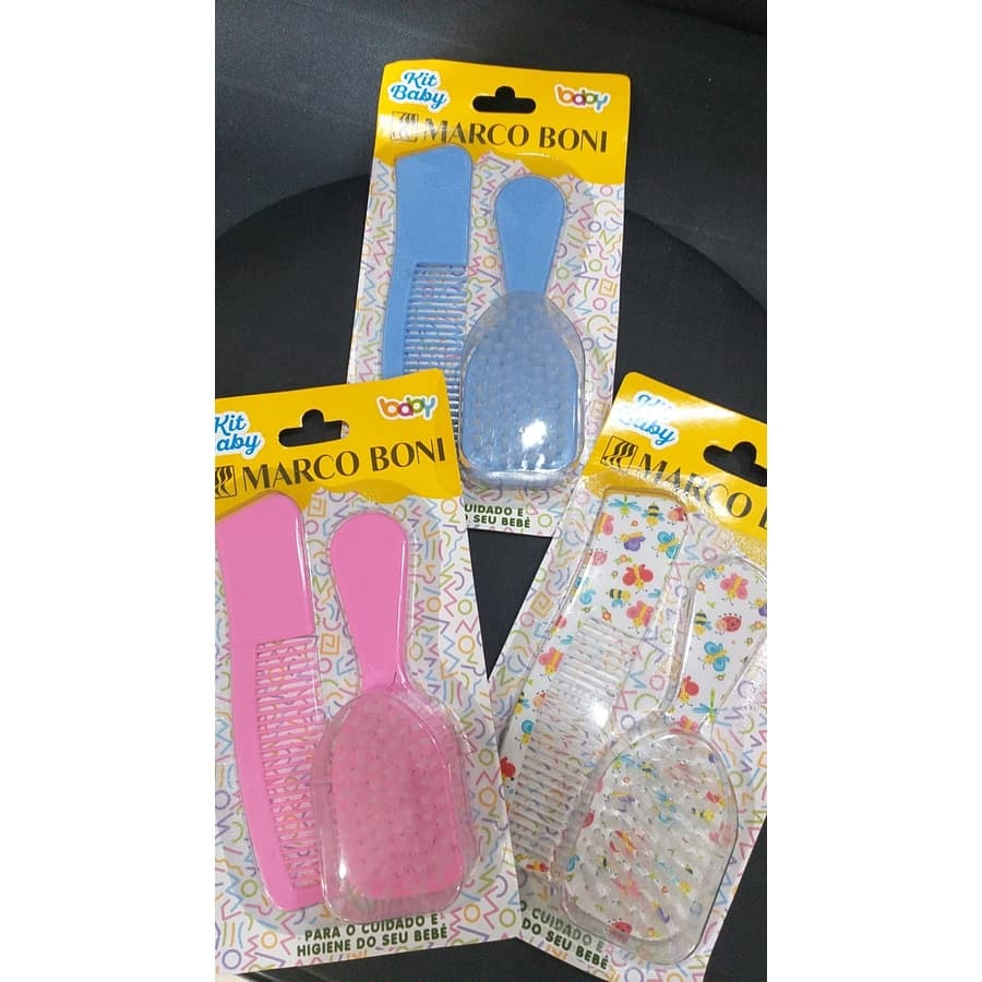 Kit Escova e Pente Infantil / Pente e Escova infantil / Criança / Linha Infantil / Presente Infantil / Kit Baby Zoo