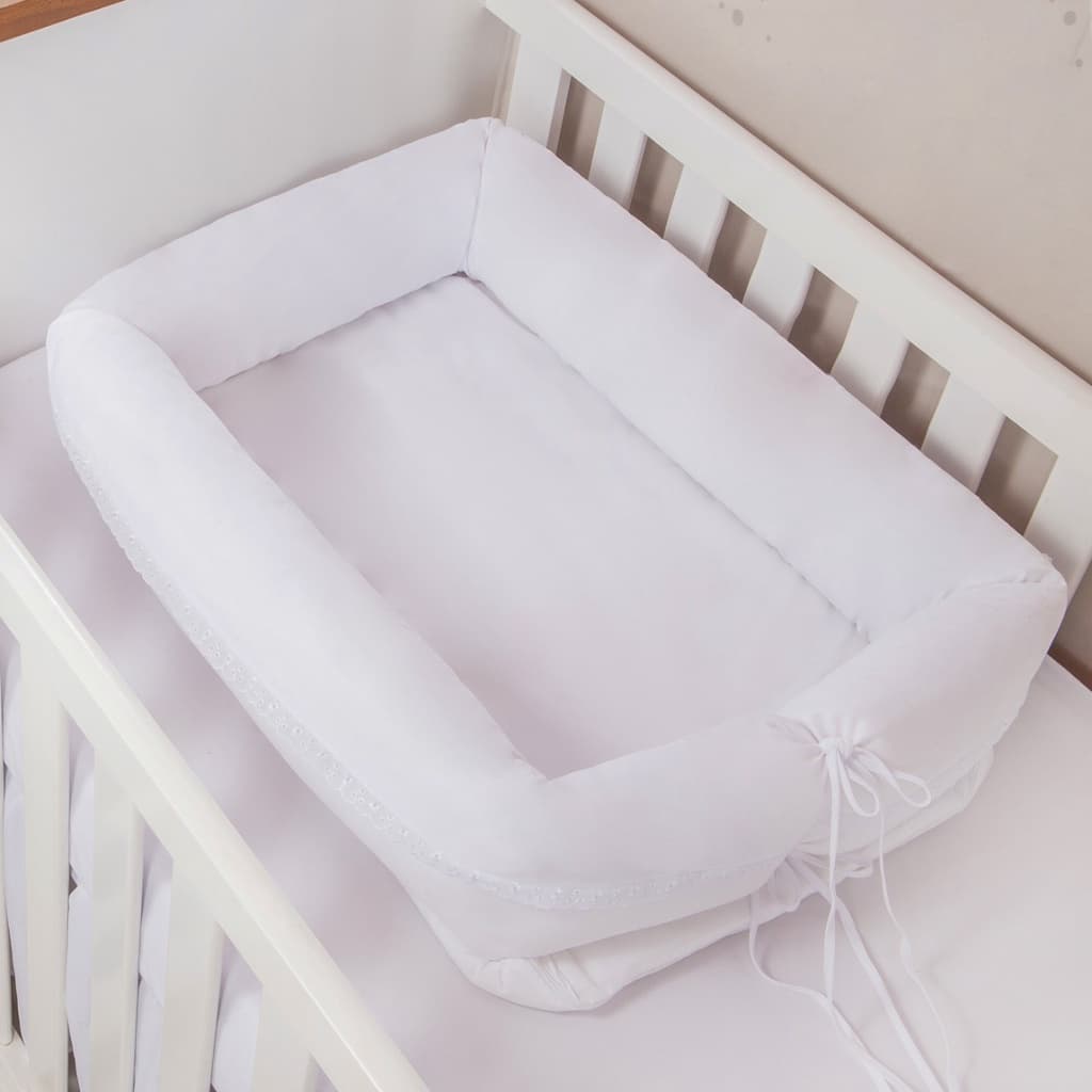 Ninho Redutor Bercinho Portátil Para Berço Bebê Macio Algodão Menino Menina Enxoval Recém Nascido Cama Compartilhada Lux