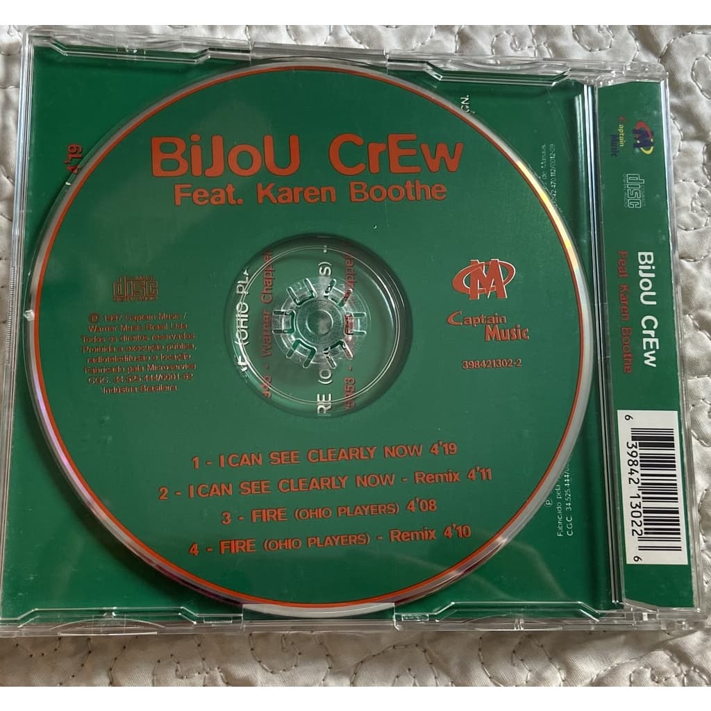 BIJOU CREW FEATURING KAREN BOOTHE I CAN SEE CLEARLY NOW FIRE