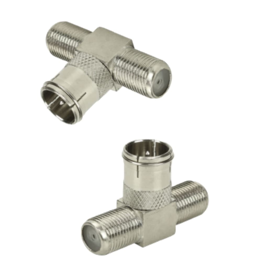 Plug Adaptador Conector Emenda T c/ Plug F Macho Engate - PIX