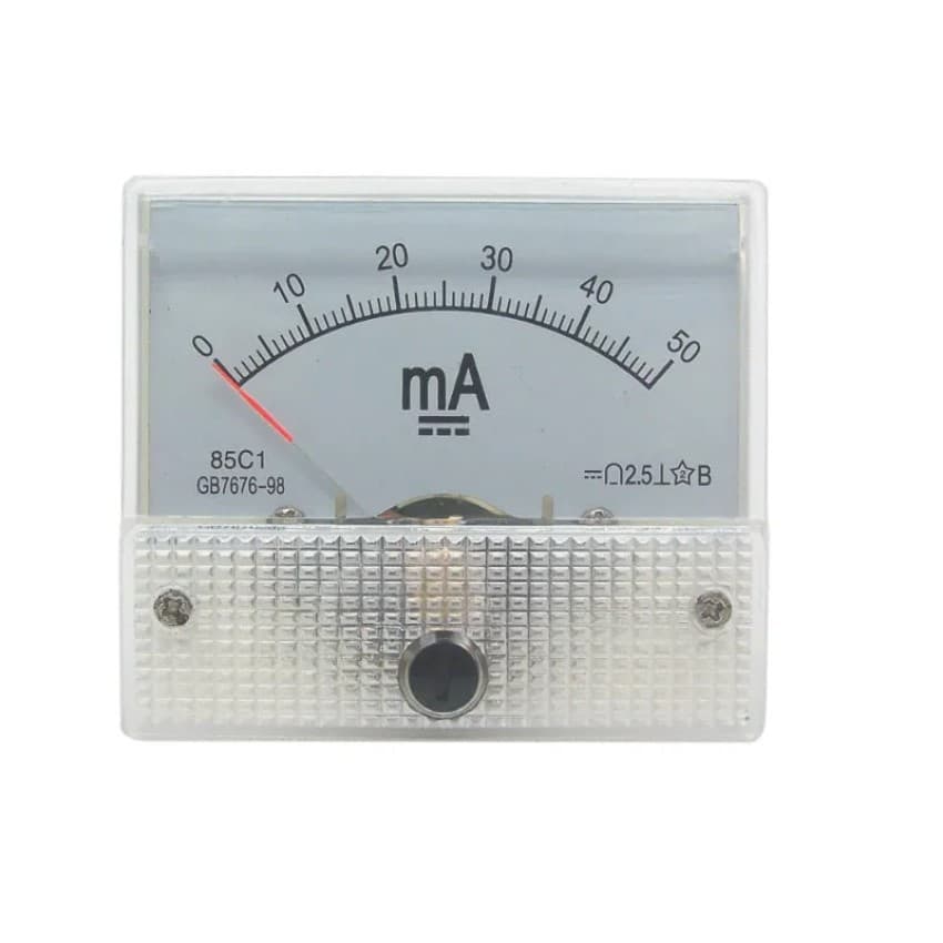 AMPERIMETRO ANALOGICO 85C1 0 A 50mA