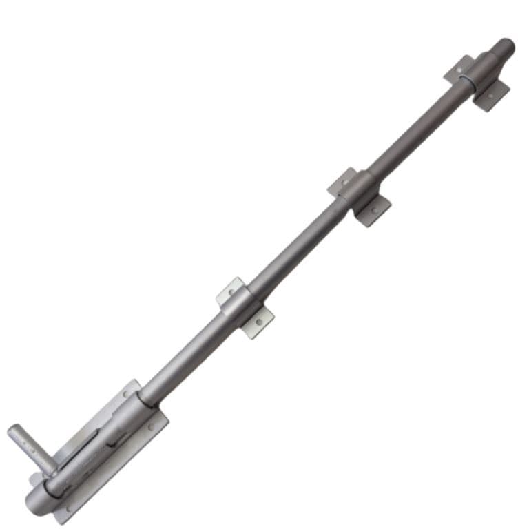 Ferrolho de aluminio fosco para porta portão ou esquadria com 40cm