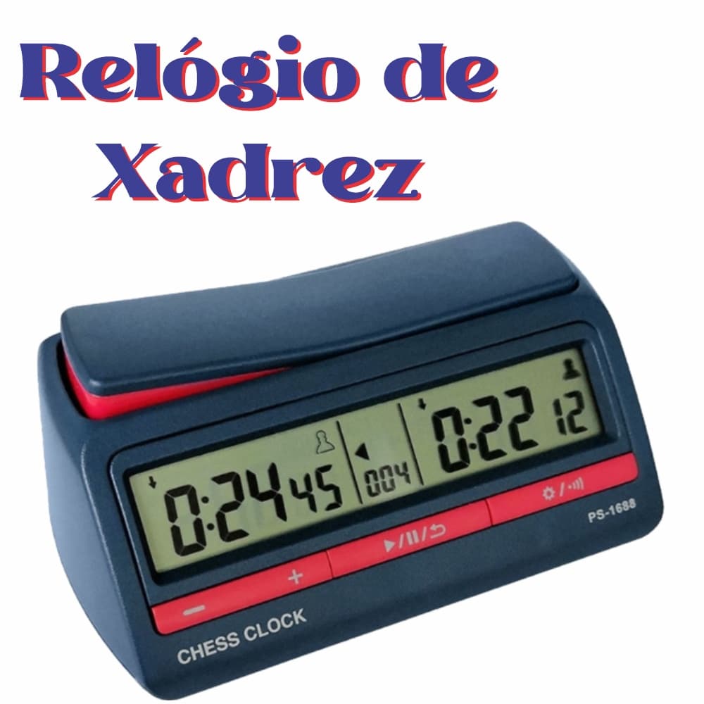 Relógio De Xadrez Digital Leap Compacto