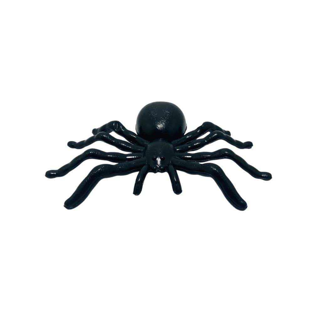 01 Enfeite Aranha Preta Plástico Decoração Festa Halloween Dia das Bruxas
