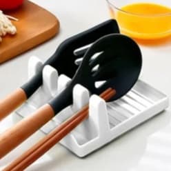 Apoiador De Colher Descanso Para Talher Tampa Talheres Colher Suporte Utensílios Bancada Para Casa Cozinha