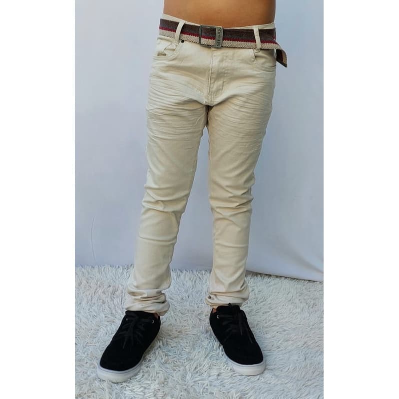 Calça Jeans Infantil Roupa Para Menino De Batizado e Festa