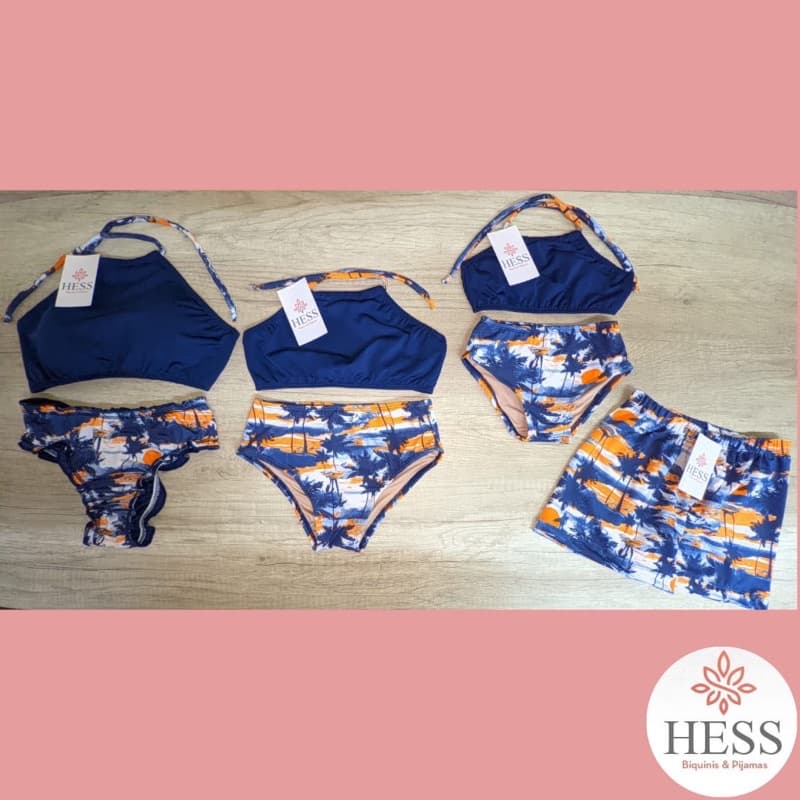 KIT TAL MÃE TAL FILHOS MODA PRAIA/ BIQUÍNI TAL MÃE TAL FILHAS TAL FILHO