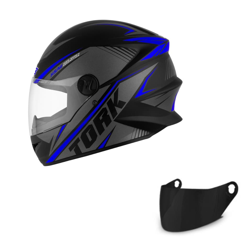 Capacete Moto Fechado Pro Tork R8 Com Viseira Cristal + Viseira Fumê Masculino e Feminino