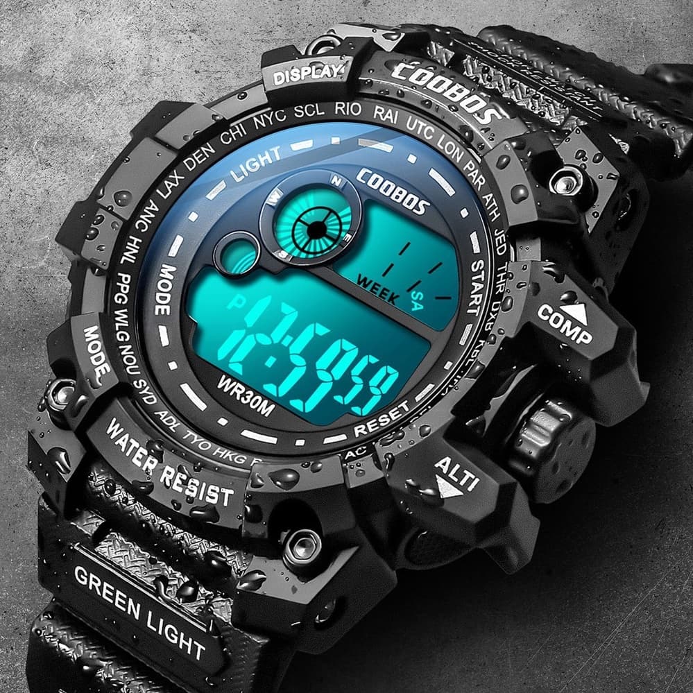 Relogio Digital Masculino Prova D agua LANCAMENTO