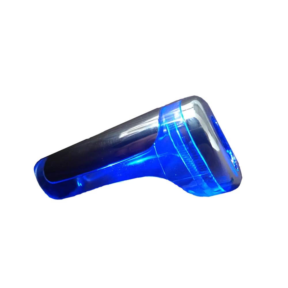 Cobertura Manopla Freio De Mão Cromada Led Azul Universal