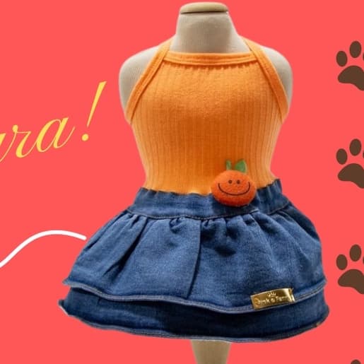 Roupa Pet/Vestido Pet/Vestido de Cachorro e Gato/Roupa Animal de Estimação/Roupa Pet/Vestido Cachorro e Gato/Moda pet