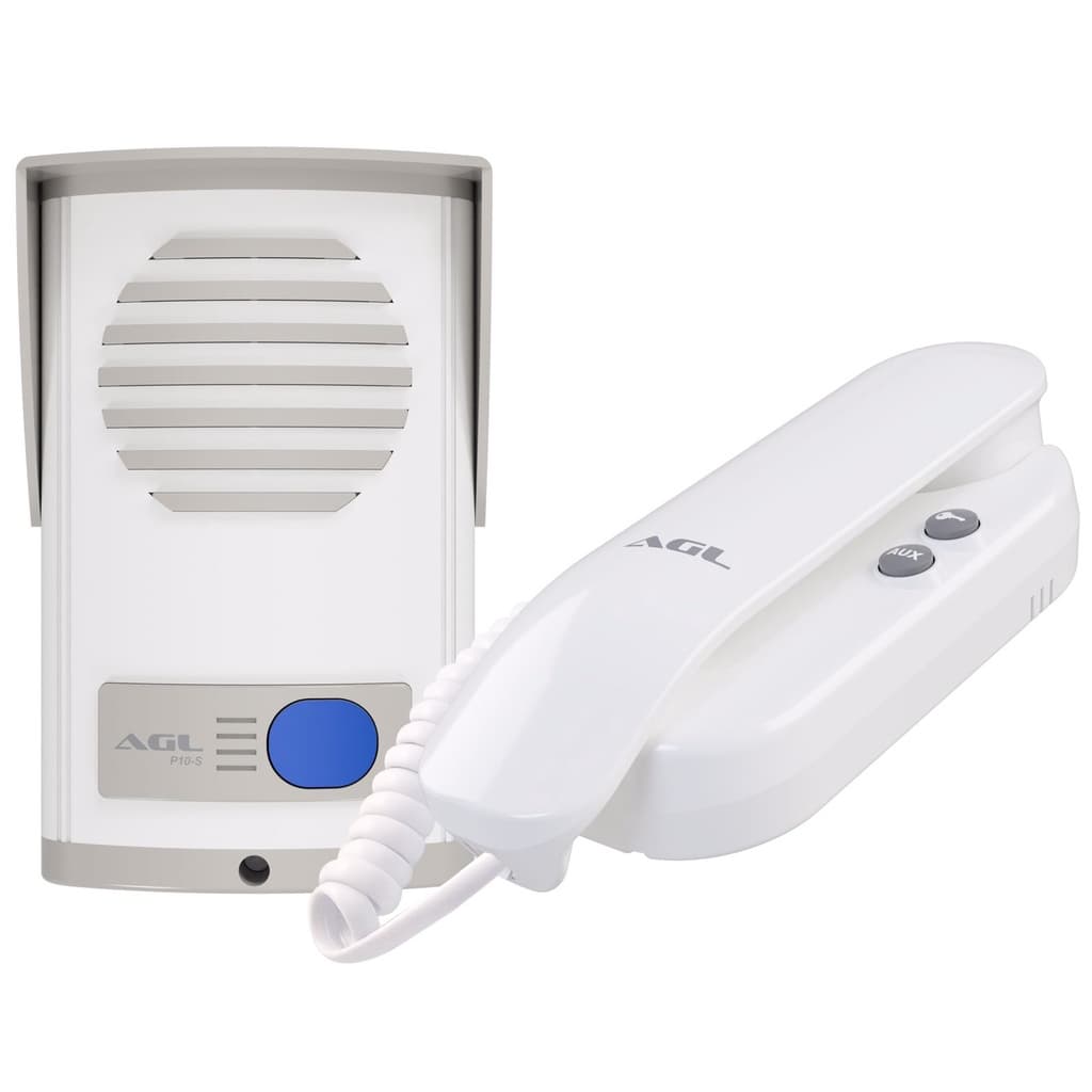 Porteiro Eletrônico AGL Interfone com 1 Monofone P10s