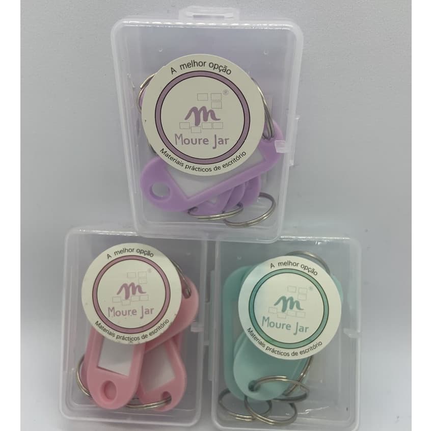 Identificador de Chaves Cores Pastéis c/5 unidades.