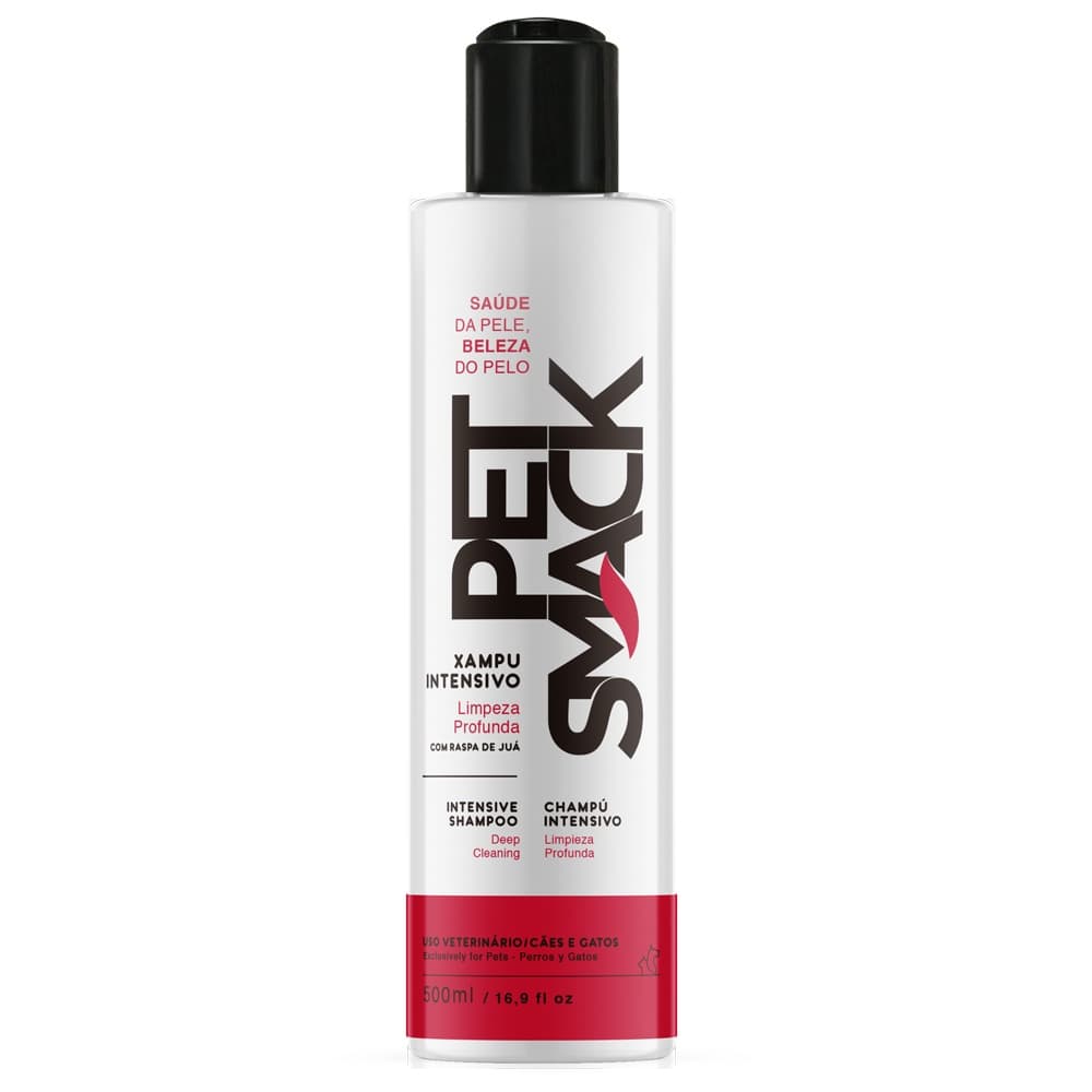 Shampoo Intensivo Pet Smack Limpeza Profunda Cães E Gatos 500ml - Centagro Pet