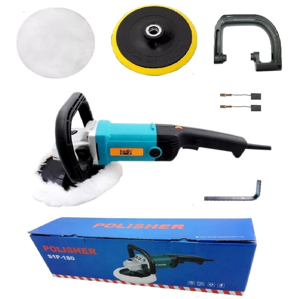 Politriz Lixadeira Angular 7 Polegadas 1400 Watts Elétrica Automotiva Pro 220v SG-9180 KaQi