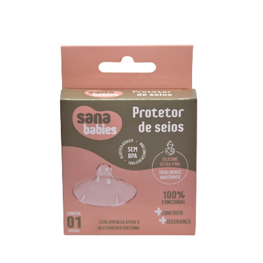 Protetor De Seios Em Silicone Ultra Finos Amamentação