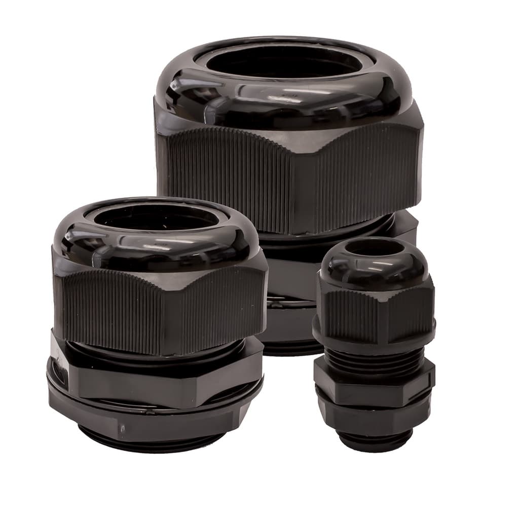 10x Prensa Cabo Pg9 Preto Ip68 (kit C/ 10 peças)
