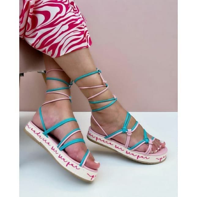 Sandália Feminina De Amarrar Promoção