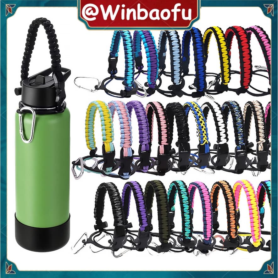 Alça Para Garrafa De Água , Paracord Com Cabo , Mosquetão , Exterior