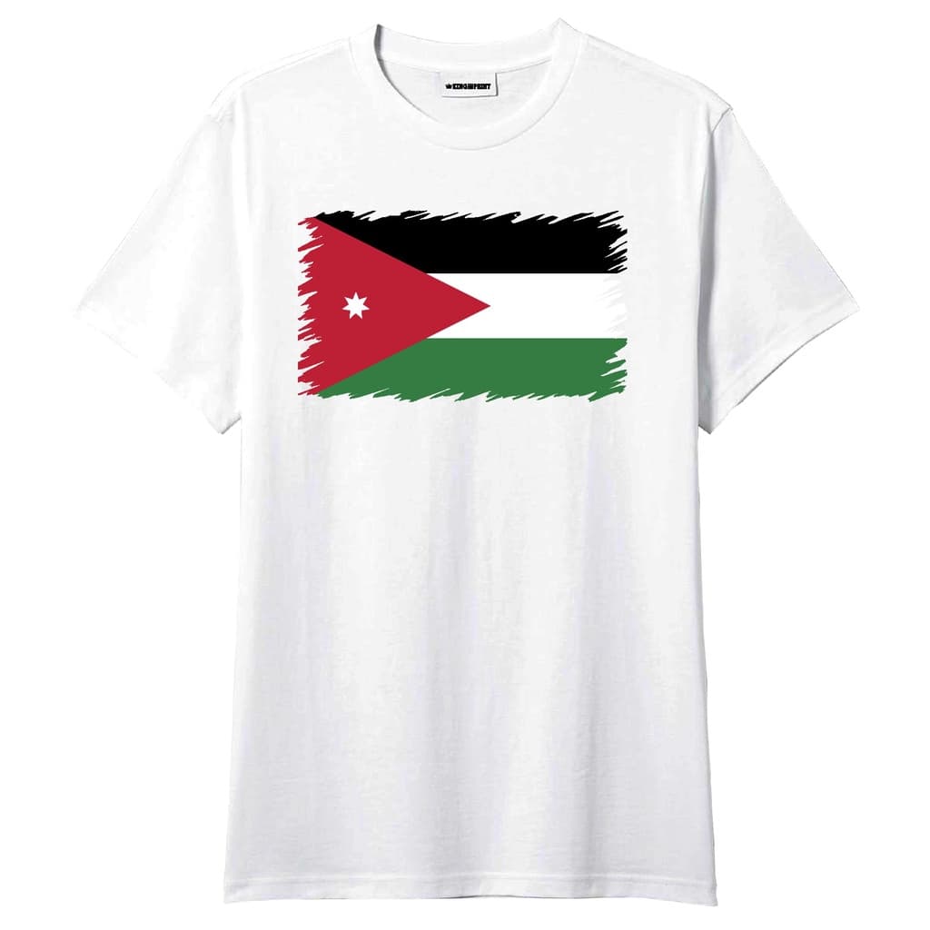 Camiseta Bandeira Jordânia