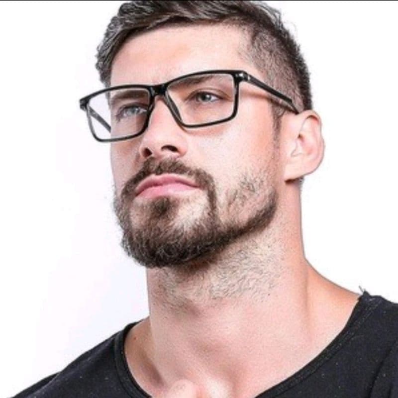 Armação de Óculos Masculino para Grau Esportiva em Acetato com Metal