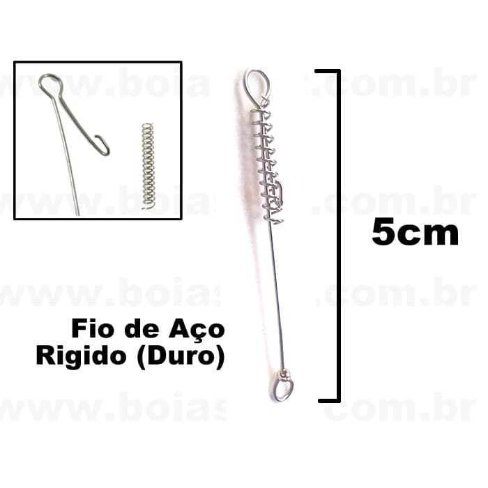 Castor Para Pesca Grosso com 5cm - 50pçs