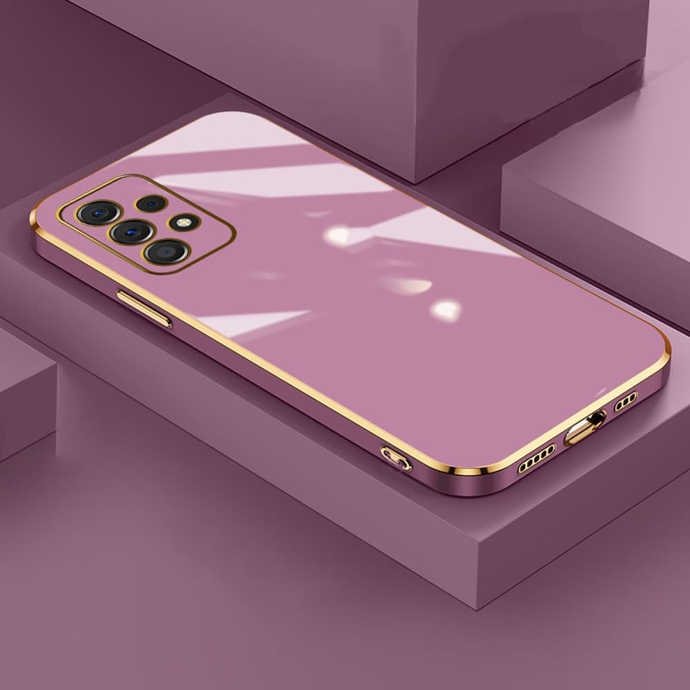 Capa De Celular Banhado Brilhante Para Samsung Galaxy A52 A52s A72 A22 A53 A73 A33 A23 A32 4G 5G Protetora De Silicone