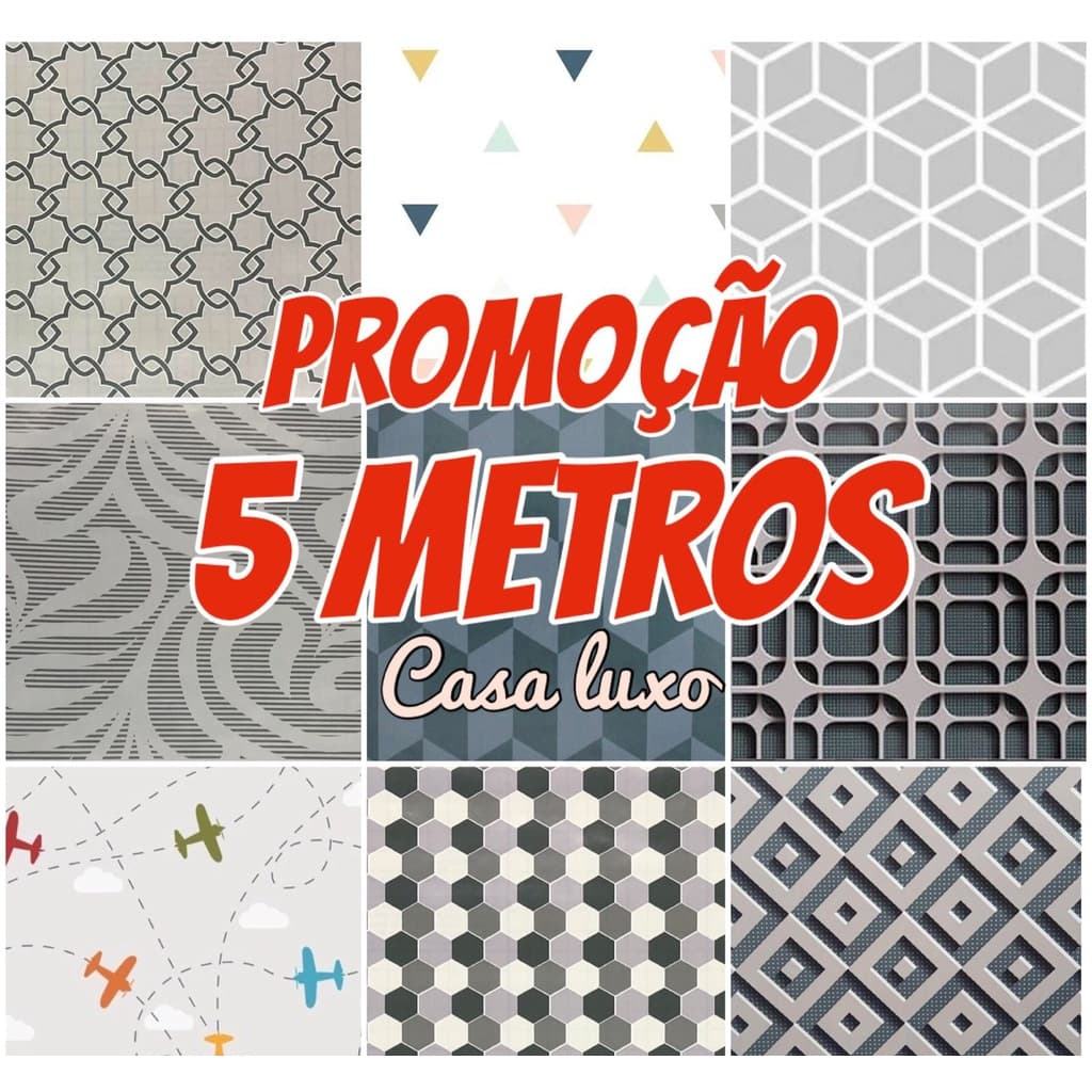 Papel de Parede 3D 5 METROS x 45CM Adesivo Auto-colante