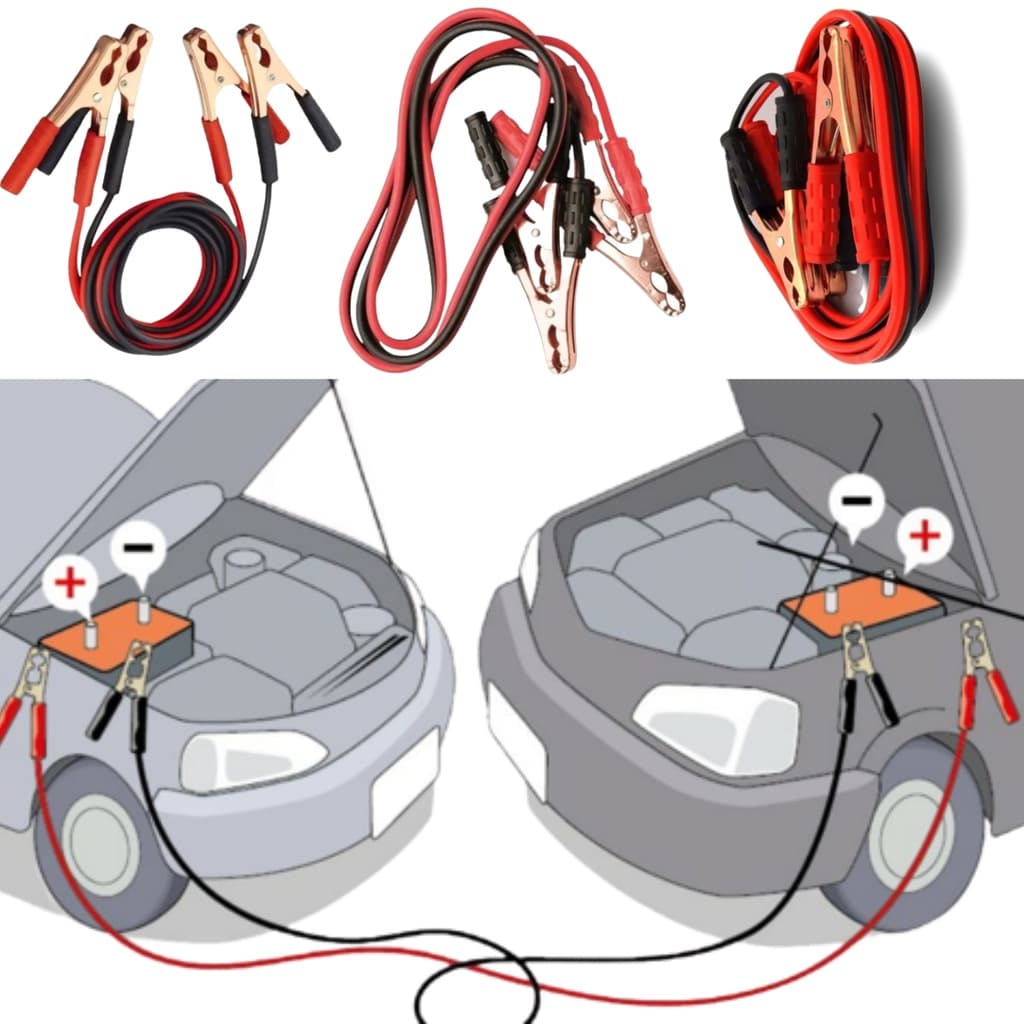 Cabo Auxiliar de Partida Carro Cabo Chupeta saia do sufoco IT Blue LE9014 500AMP