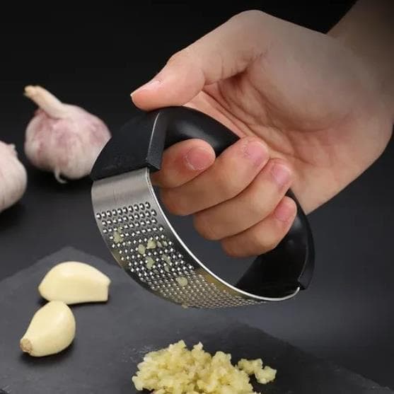 Espremedor Amassador Triturador De Alho Inox Manual Cozinha