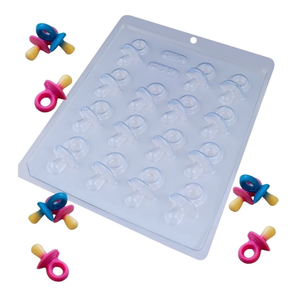Forma Molde Chocolate Confeiteiro Acetato Chupetas Bebe
