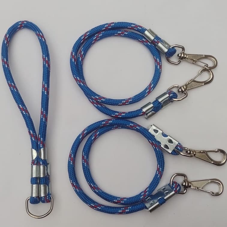 Guia dupla para cachorro de porte pequeno e médio corda 8 milímetros envio imediato
