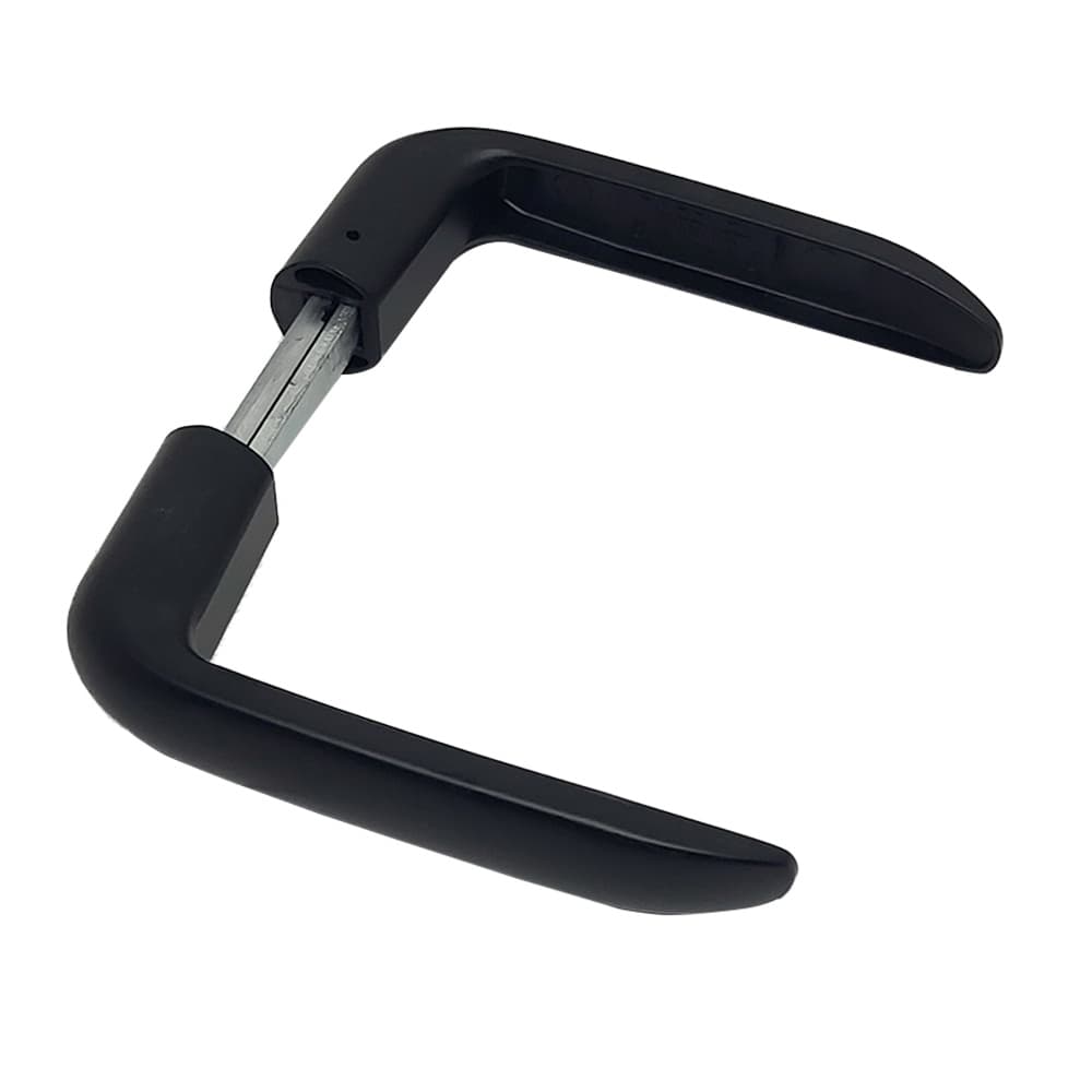 Maçaneta P/ Porta Fechadura Modelo Alavanca Preto Universal