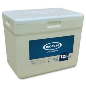 CAIXA ISOPOR 12/13 LITROS TERMICA GELO BEBIDAS ALIMENTOS MEDICAMENTOS ISOESTE ISOMASTER