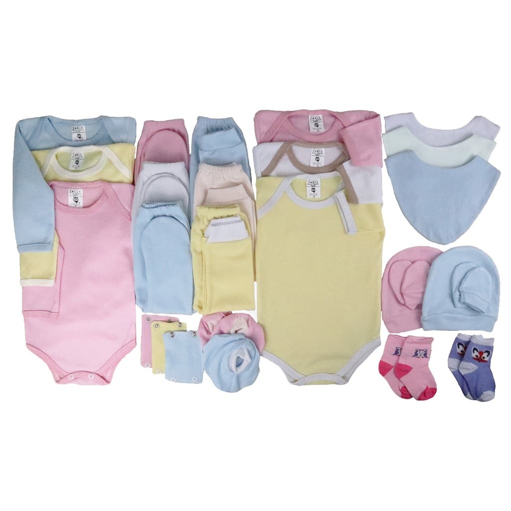Kit C/29 Pçs Roupas Bebes Ribana Enxoval Para Recém Nascido